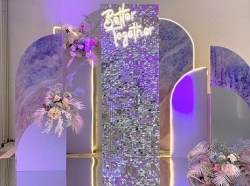 shimmering panels, Sequin Photo Zone, SolaAir